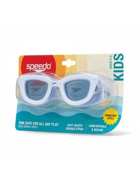 Speedo Kids Sunny Vibes Goggles Sunglass Style Ages 3-6 UV Protection Adjustable